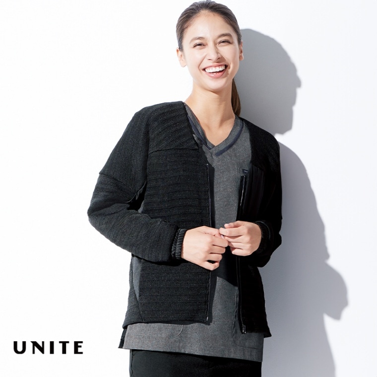 公式] ユナイト カーディガン風ブルゾン UN0409