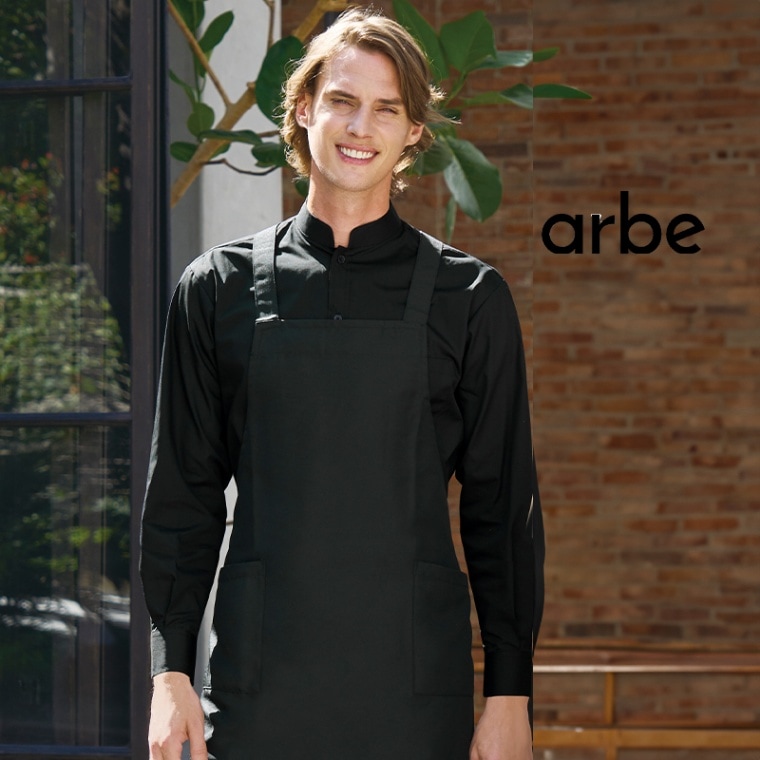 公式] アルべ スタンドカラー長袖シャツ EP6839