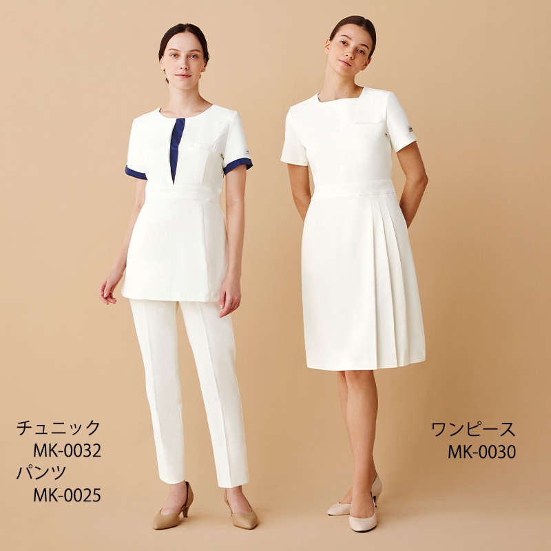 公式] MICHEL KLEIN プリーツワンピース MK0030