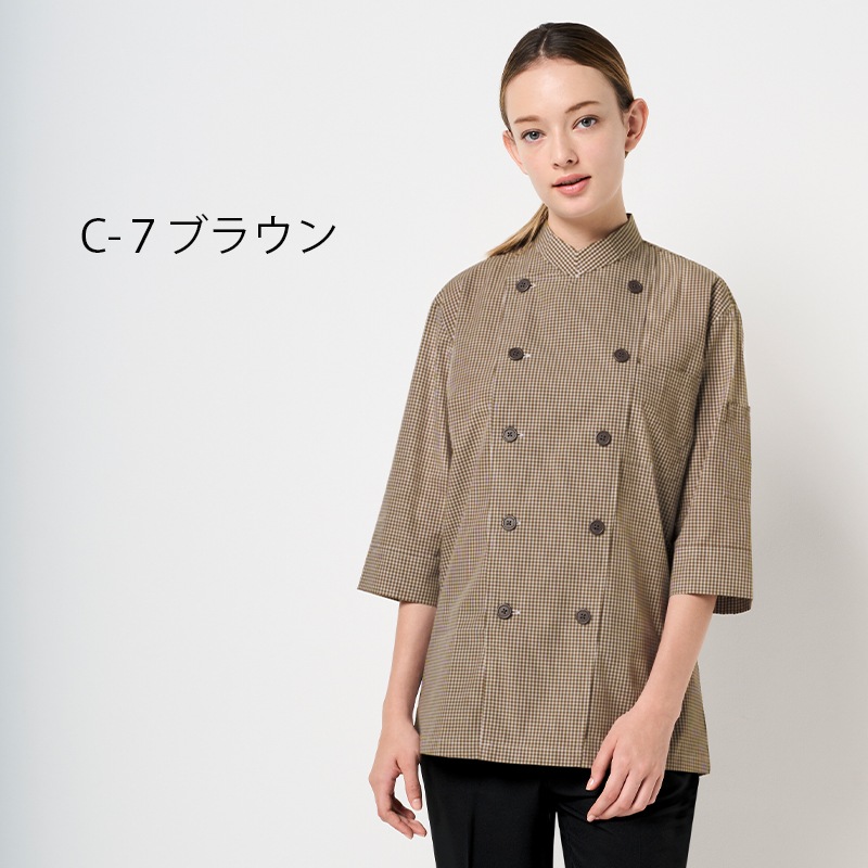 ジャザサイズアパレルMサイズ 公式] アルべ ギンガムチェックコックシャツ AS8523