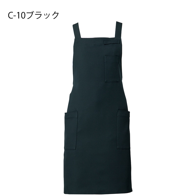 公式] アルベ お手入れ簡単胸当てエプロン T8090