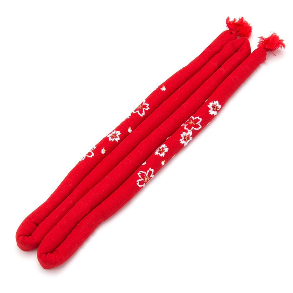 女の子丸ぐけ 赤 桜刺繍 中国製