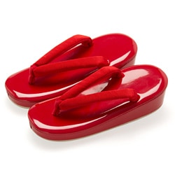 女の子草履 赤 10足組 中国製