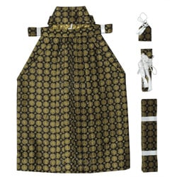 男の子袴セット 黒 金若松 中国製