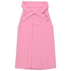 大人女子袴 ピンク 無地 中国製