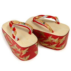 女の子こっぽり 赤 ビニール表 7才