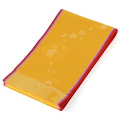 女の子袴下帯 黄 うさぎ