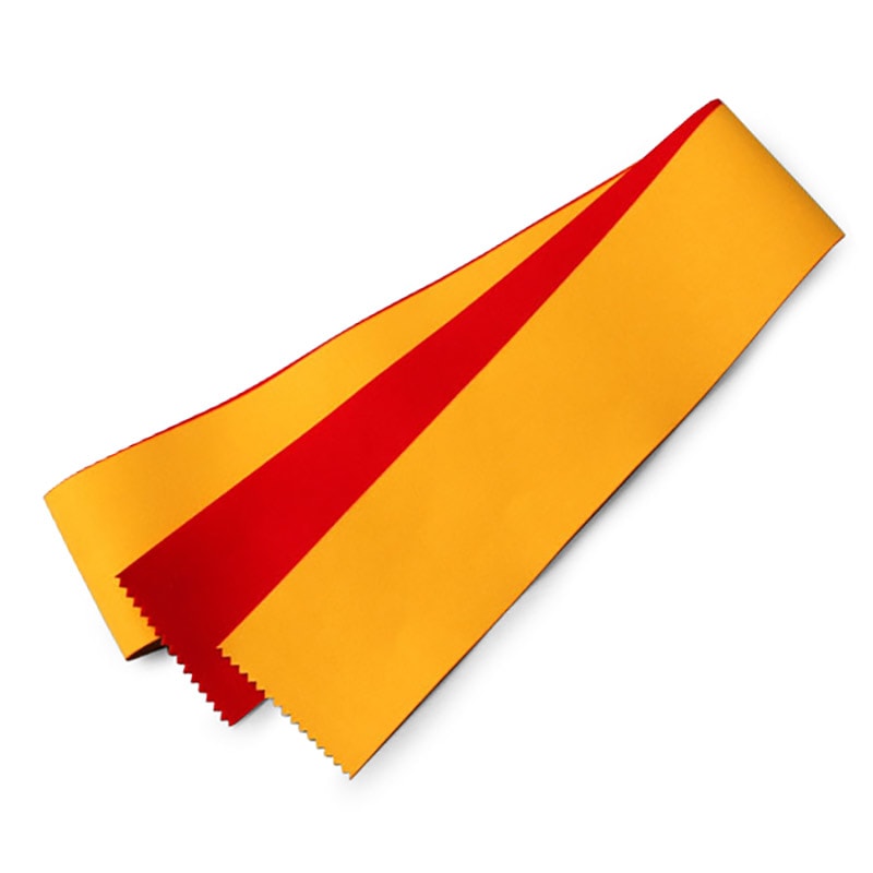 女の子袴下帯 リバーシブル 山吹/赤 一重 中国製