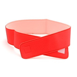 女の子ベルライン 赤/ピンク