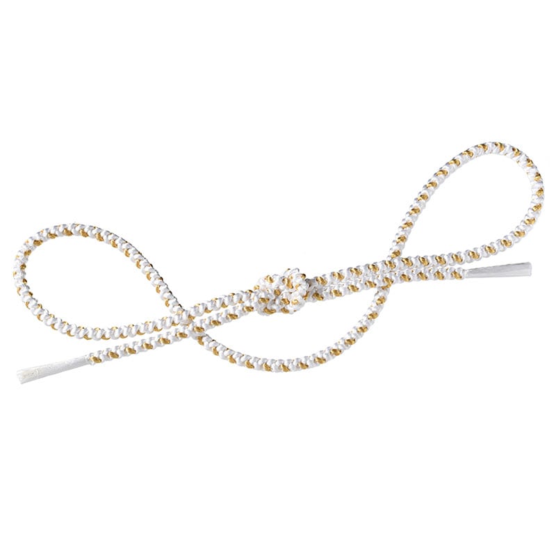 帯〆 留袖用 丸太 レーヨン 白金入