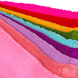 帯揚 正絹 中抜絞り 普通幅 上