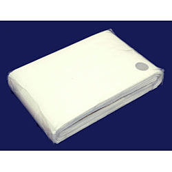 半衿巻 ポリ ちりめん 23m 白 無地