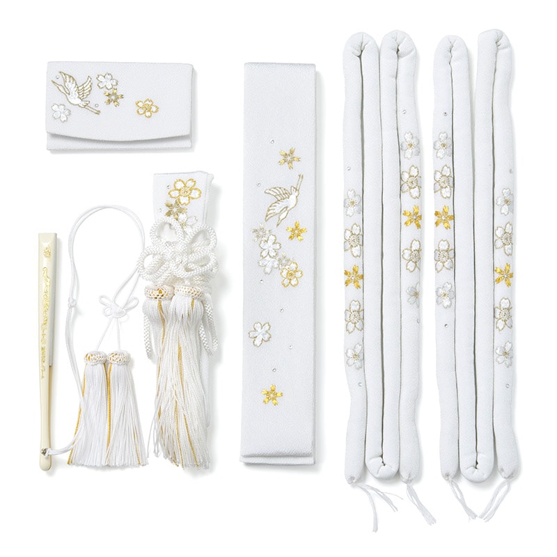 ◎mh-550　花嫁小物　婚礼小物　7点セット　白　白無垢　8-27 大人和装,花嫁用品,婚礼箱迫セット・単品,五点セット |衣裳
