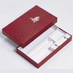 化粧箱 婚礼箱迫セット三品・五品兼用 エンジ