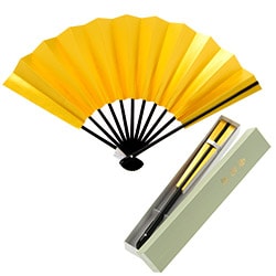 金扇紋正方膳 戦国武将 家紋コースター 扇形 金【第二弾】 | qtarou