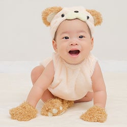 メルヘン ベビー ワンちゃん 100日-1才 中国製