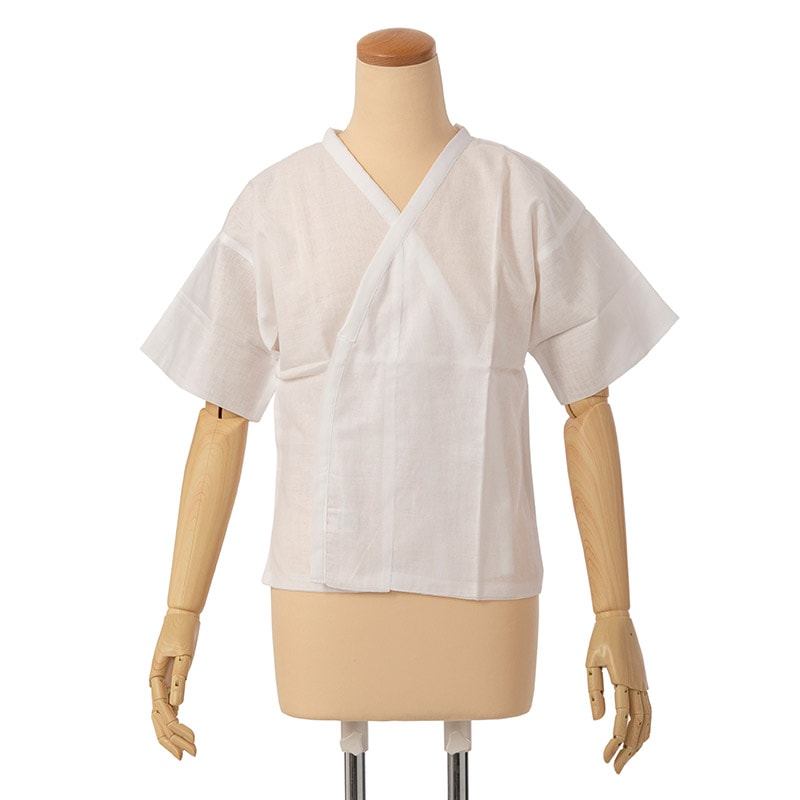 ジュニア女の子肌着 ガーゼ 白衿