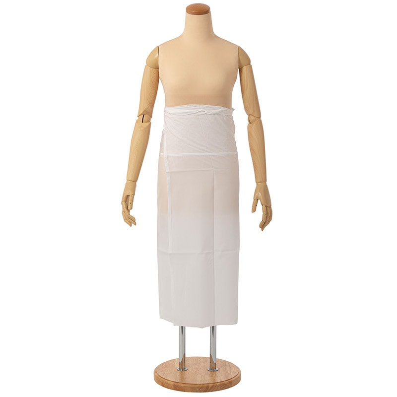 ジュニア女の子すそよけ レースなし 白