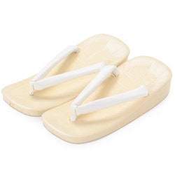 殿方草履 ビニール表 27cm かかと高さ5cm 5足組 中国製 芸印