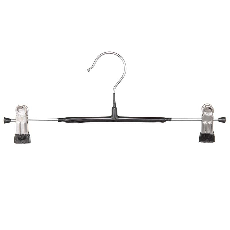 袴用ハンガー 黒 クリップ付 10本組 中国製