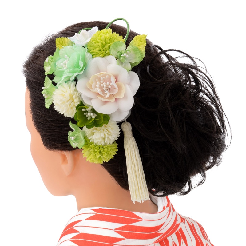 髪飾りセット 黄緑 ソフィア/マム
