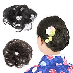 つけ毛 シュシュ ウィッグカール 中国製