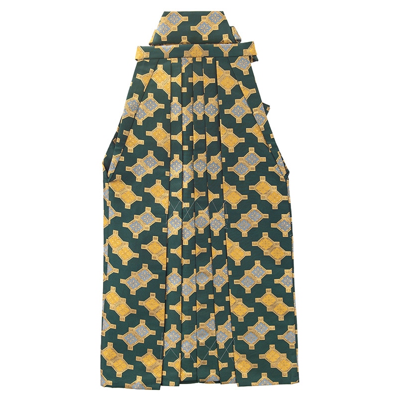 殿方袴 緑 蜀甲 中国製