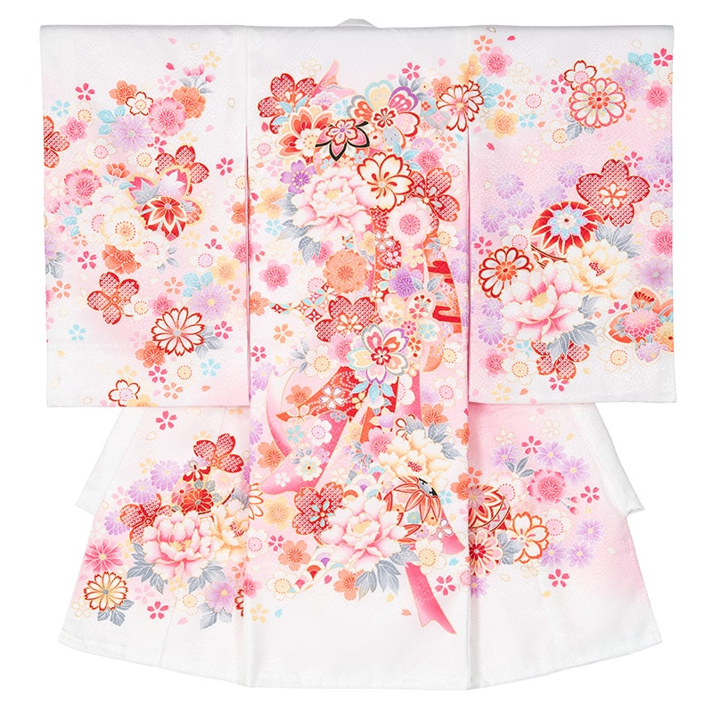 女の子初着 ポリ 白 束のしと鞠