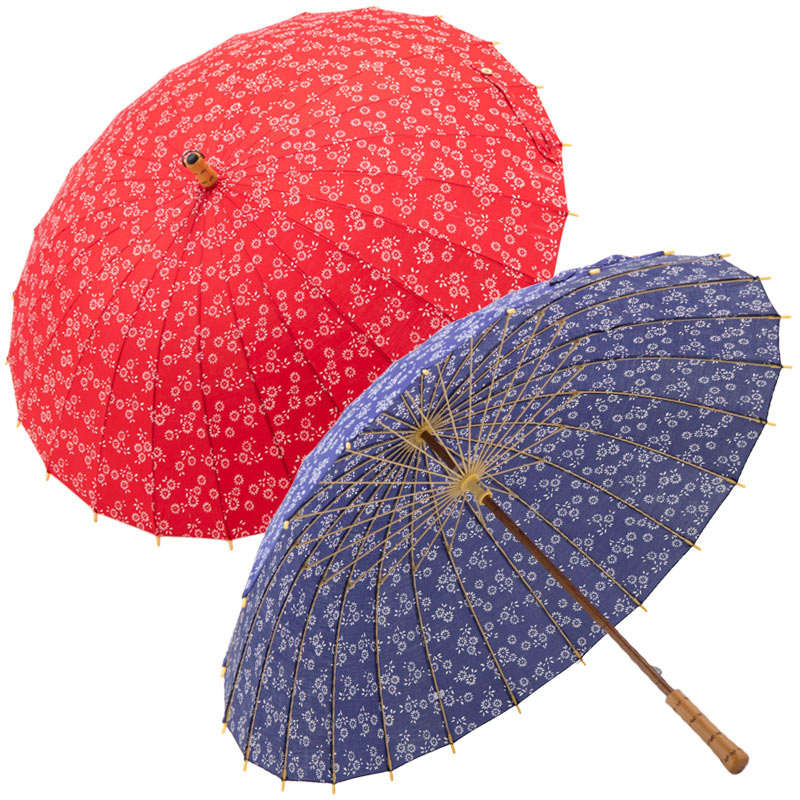 和柄雨傘 直径100cm 中国製 FU【納期約10日・返品不可】