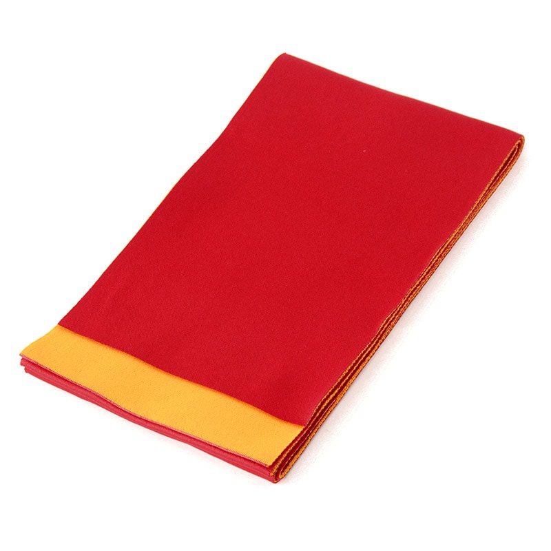 女子袴下帯 ポリ リバーシブル 赤/黄