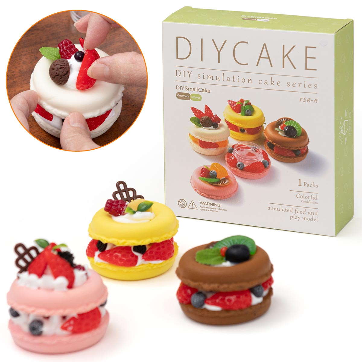 DIYケーキ 直径6cm 中国製