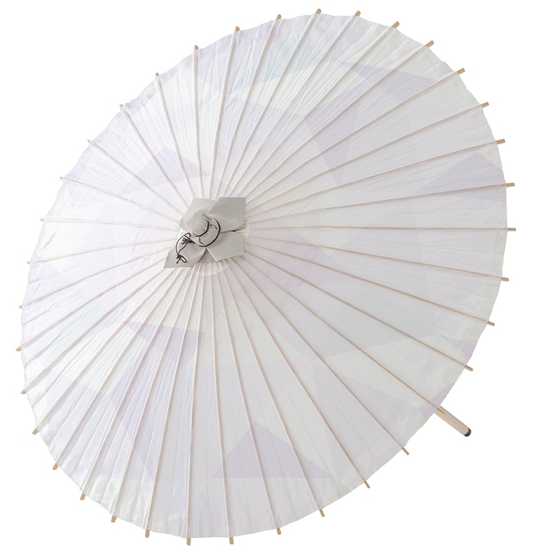 布和傘 ポリ くすみ 三角柄 直径70×75cm 継ぎ金具有 中国製 | 撮影小物