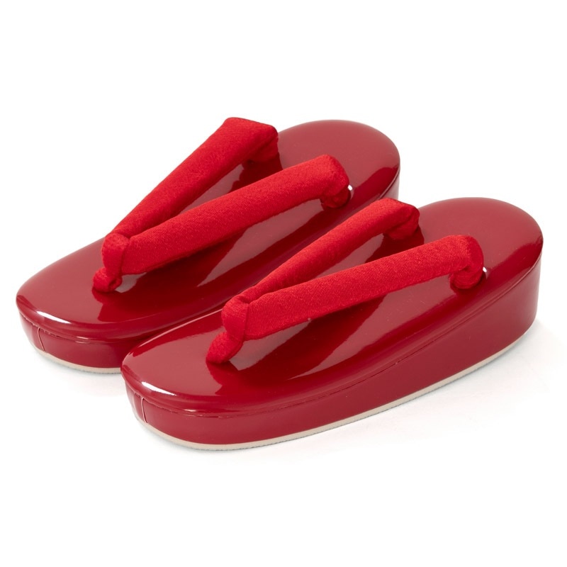 女の子草履 赤 19cm 中国製