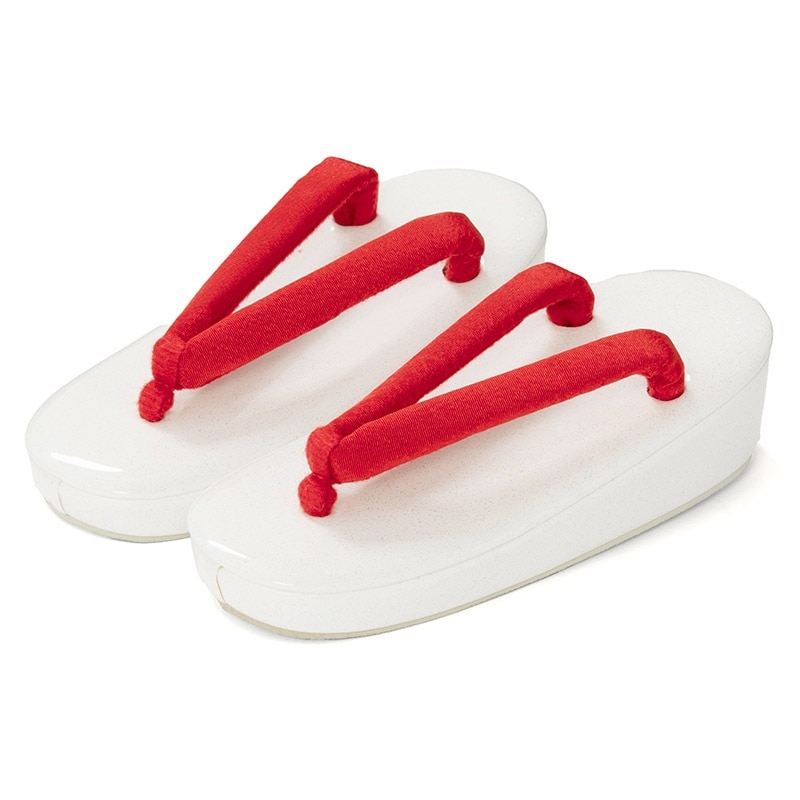 女の子草履 白 赤鼻緒 19cm 中国製 | 子供和装,女の子和装小物,草履