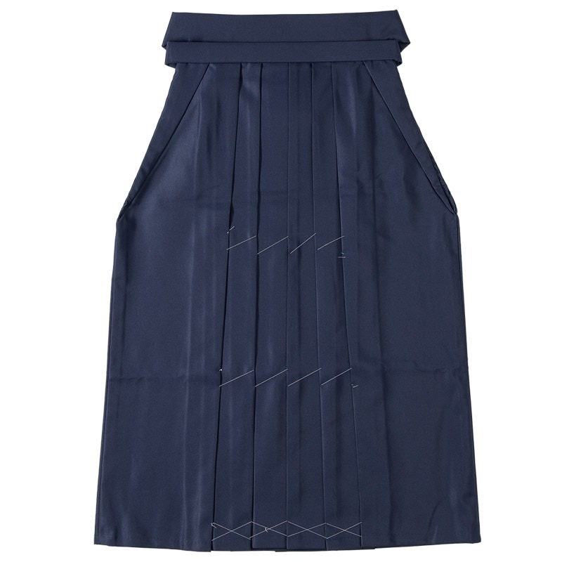 大人女子袴 紺 無地 2Wサイズ 中国製