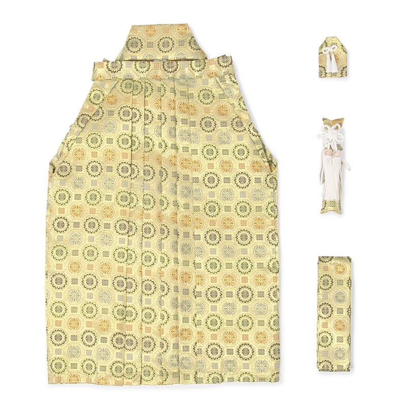 男の子袴セット 金襴 丸紋 難物 中国製