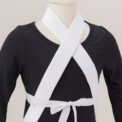 子供和装小物 楽々衿 白 3-7才用 難物 中国製