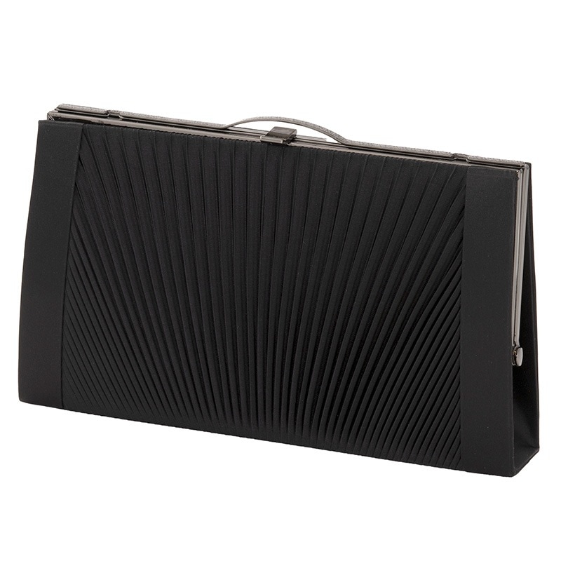 バッグ 喪服用 プリーツ 手さげ・かかえ兼用