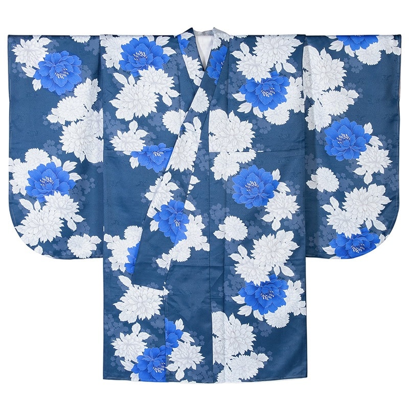 2尺袖 ポリエステル着物 楊柳 袴用 2尺袖 ポリエステル着物 楊柳 袴用