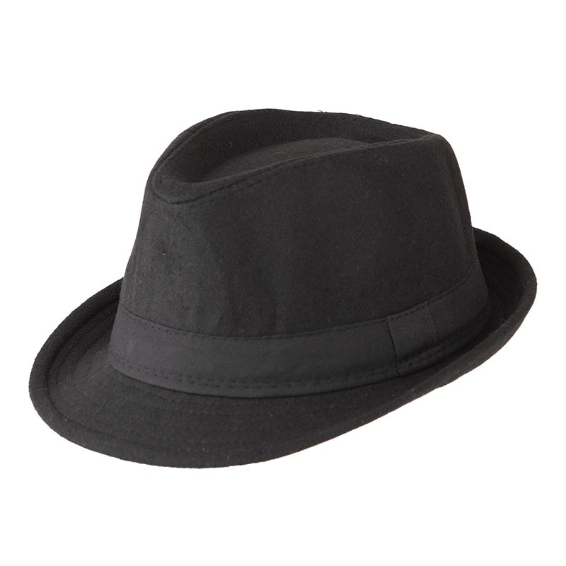 男の子ハット ソフトマニッシュ 黒 54cm 中国製