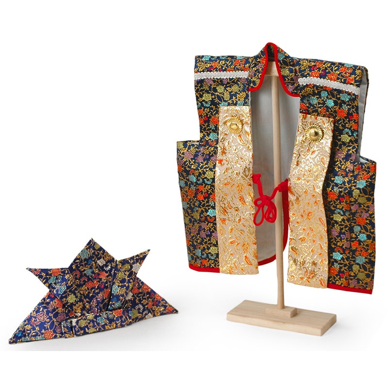 陣羽織（金襴かぶと付き） 2-3才用 FU【納期約10日・返品不可】