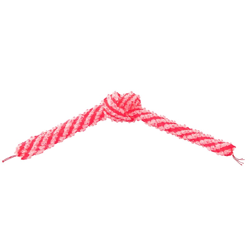 髪飾り ちんころ 房なし 柳絞り 濃ピンク