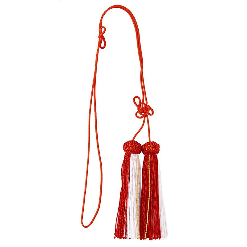 女の子扇子房 赤/白 日本製