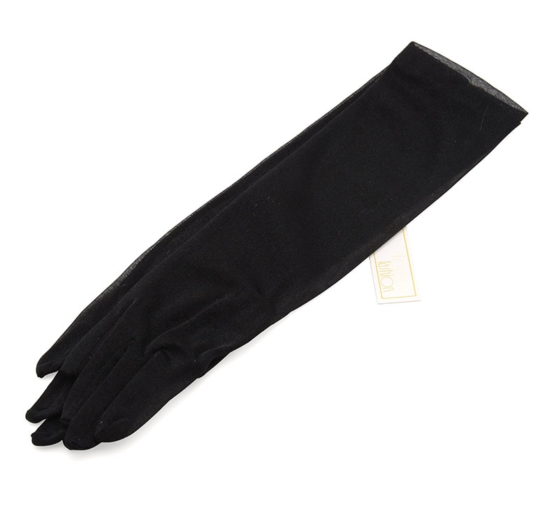 女の子手袋 スパークオーガン ロング M 黒