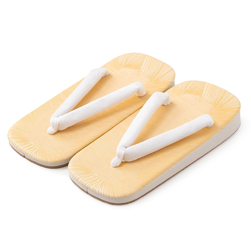 殿方草履 白鼻緒 スポンジ底 難物