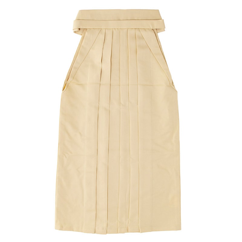 ジュニア女の子袴 ベージュ 無地  中国製