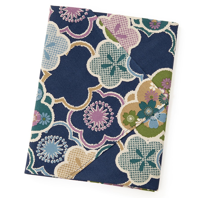 風呂敷 梅 紺 110×110cm