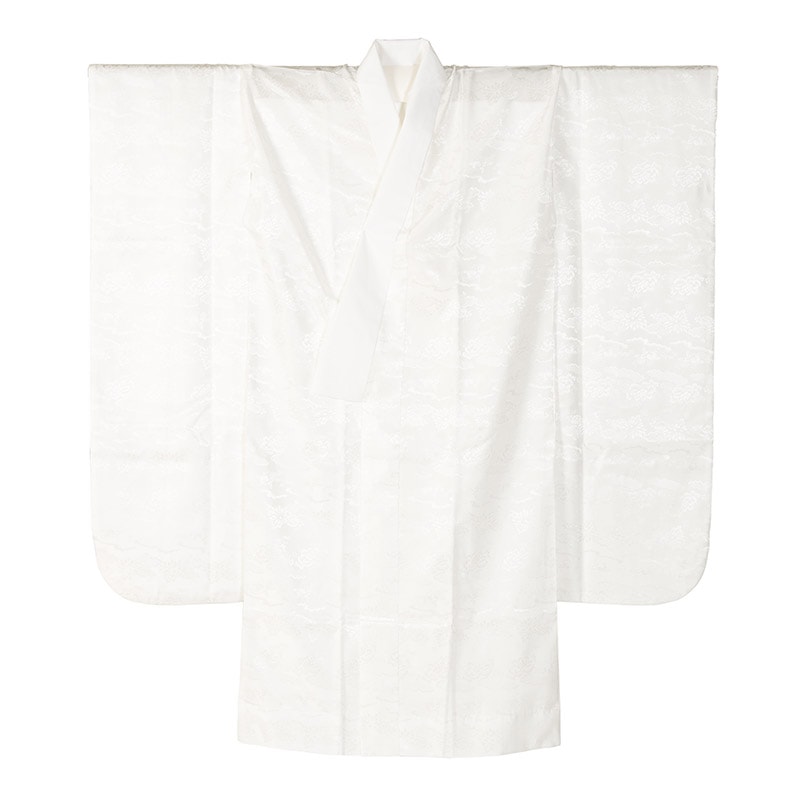 長襦袢 振袖用 ポリ 白 広衿 袖丈285 Wサイズ 中国製