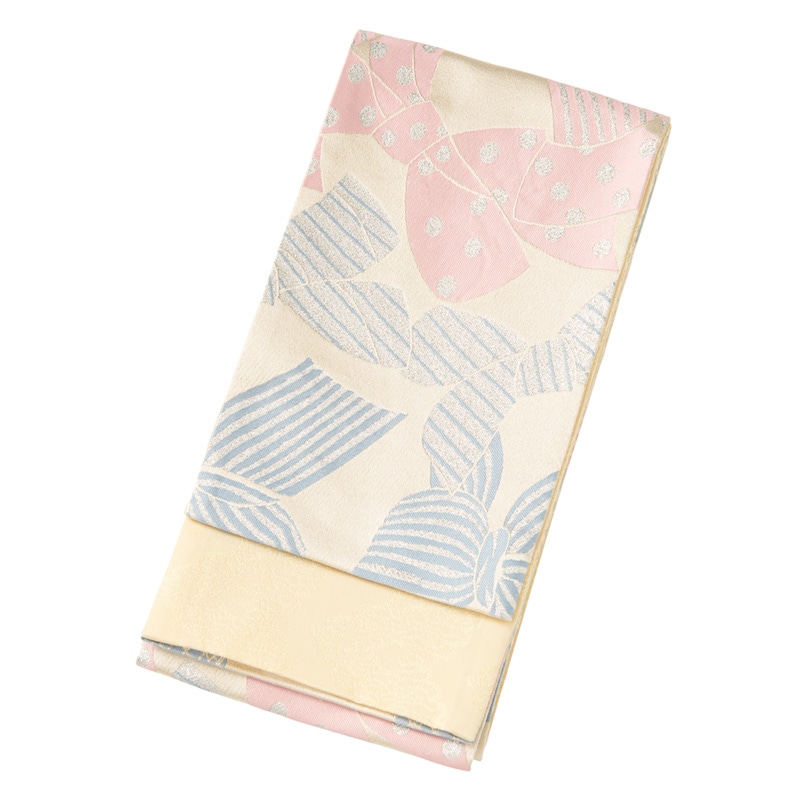 女子袴下帯 ポリ ベージュ リボン