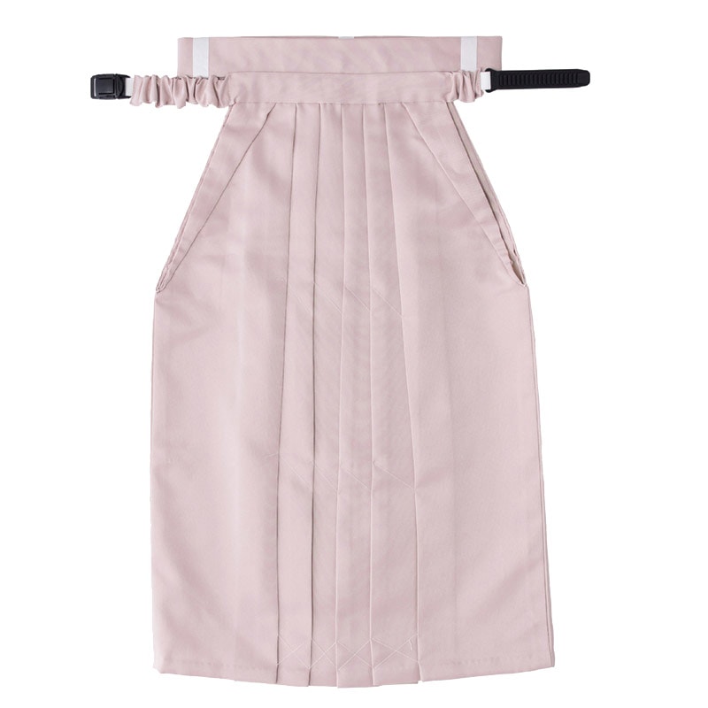 女の子簡易袴 薄ピンク 無地 中国製